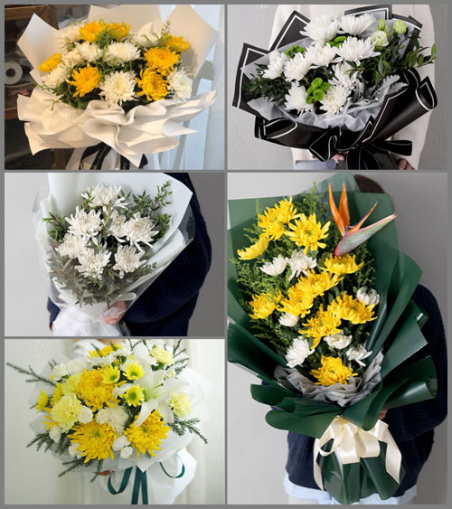 广东湛江市吴川市吴阳镇水洒村白事花束代送